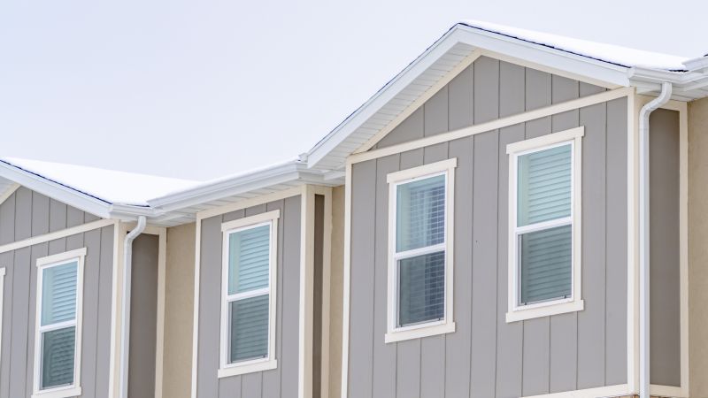Vertical and Shingle Siding